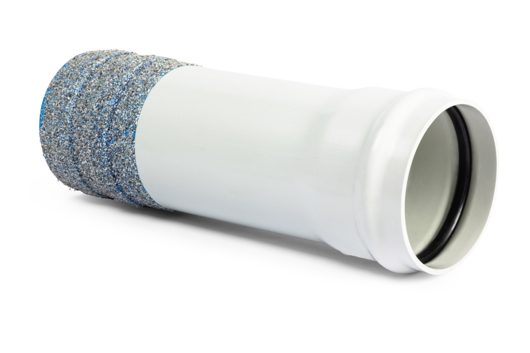 150 EH DWV MH COUP MF X0.5M SANDED CW 1XRRJ W/RING