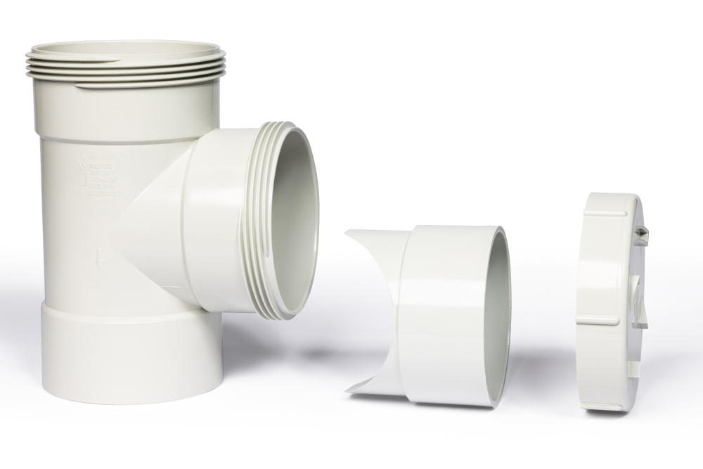 DN100 DWV PVC-U Inspection Opening FF SWJ