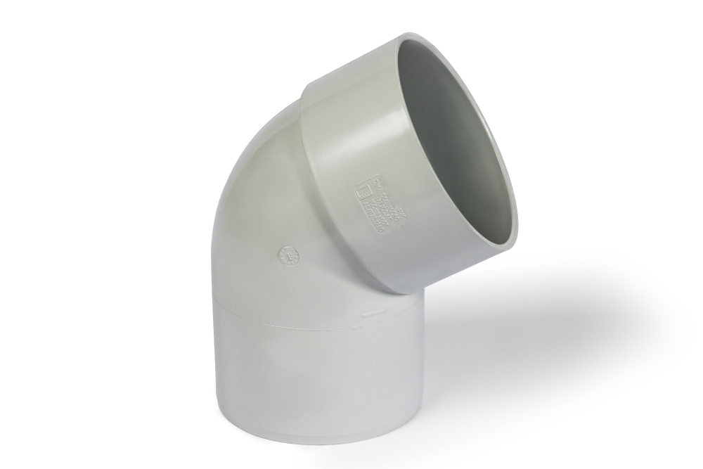 DN100 X 60D DWV PVC-U Bend MF SWJ