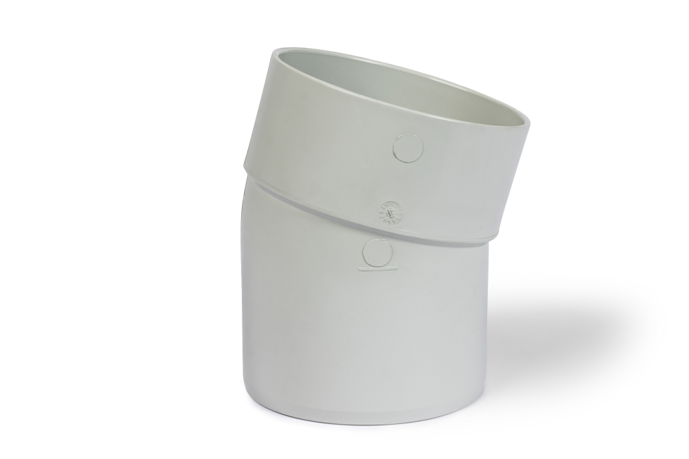 DN100 X 15D DWV PVC-U Bend MF SWJ